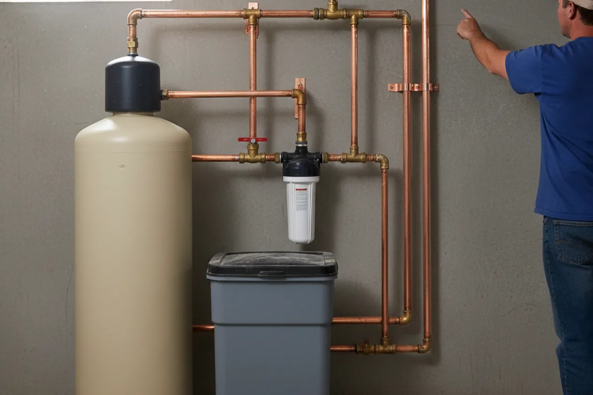 Whole-house water treatment system installed in San Mateo